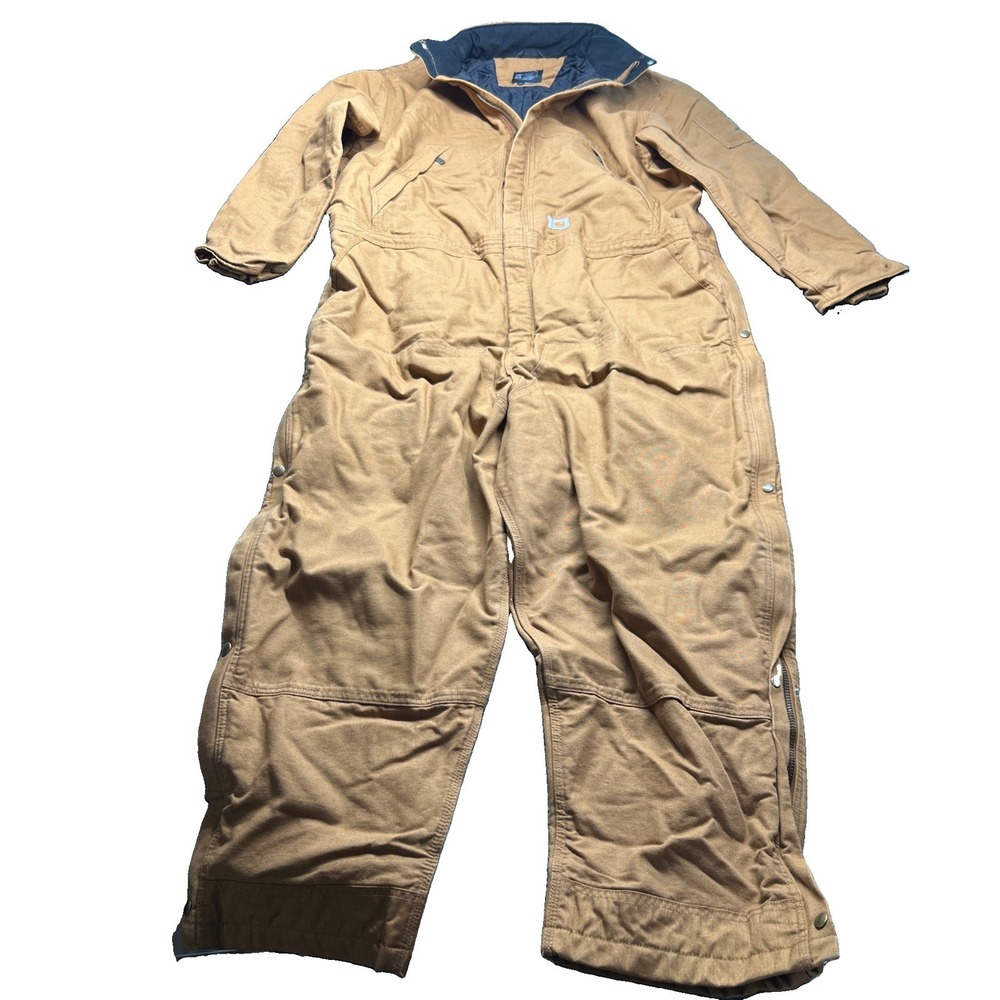 carhartt coveralls insulated Mens 3XL Brown OX4396-M Loose Fit Heavy Weight Duck